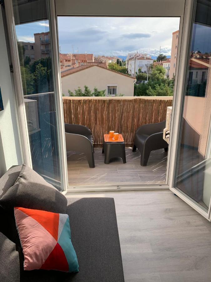 Charmant studio avec climatisation et parking Perpignan Extérieur photo