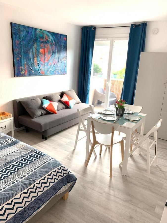 Charmant studio avec climatisation et parking Perpignan Extérieur photo